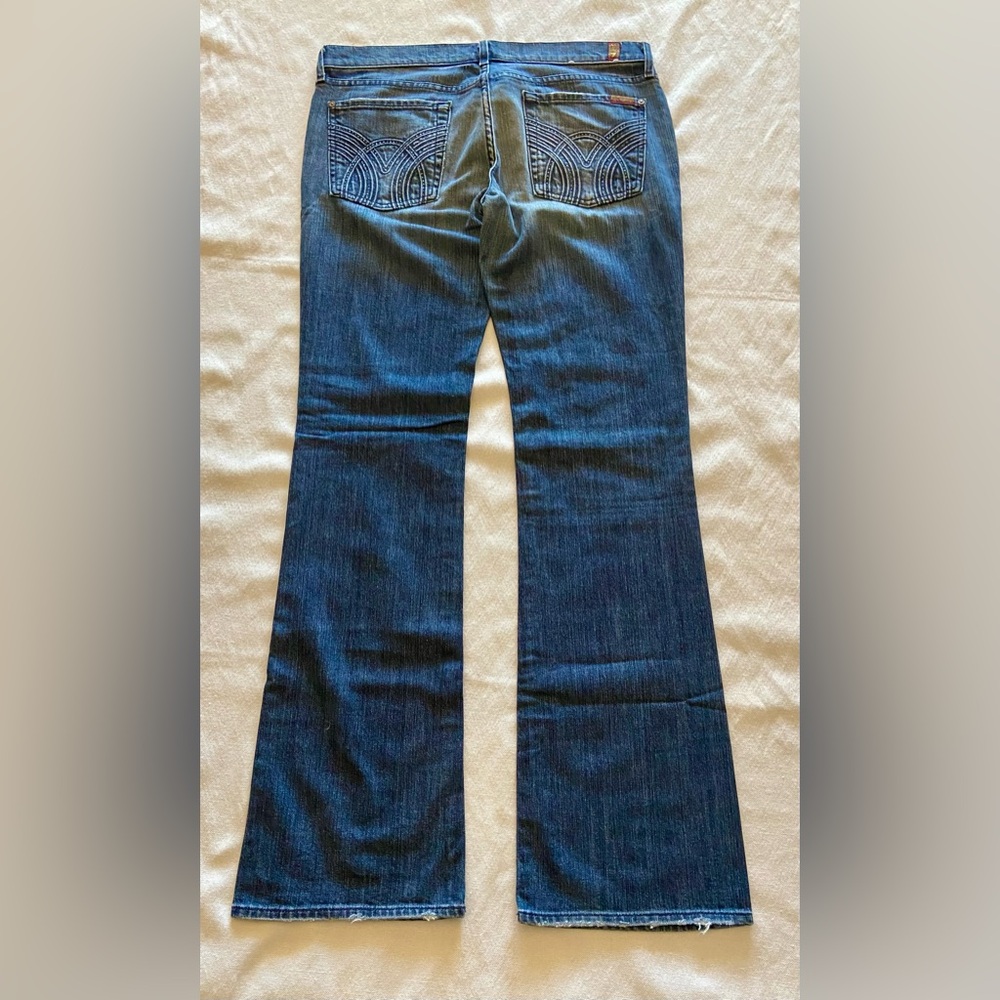 🟠 WOMENS 7 FOR ALL MANKIND RHINESTONE SPARKLE POCKET - WORN TWICE 🟠 - Picture 3 of 10